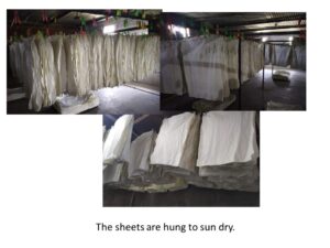 cotton paper dry sheets